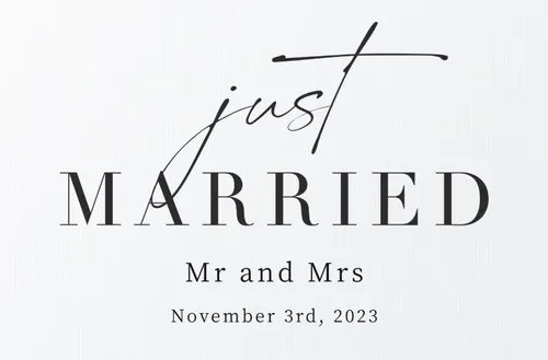 Just Married Poster