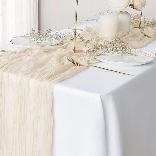 Cheesecloth Table Runner