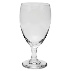 Clear Glass Water Goblet