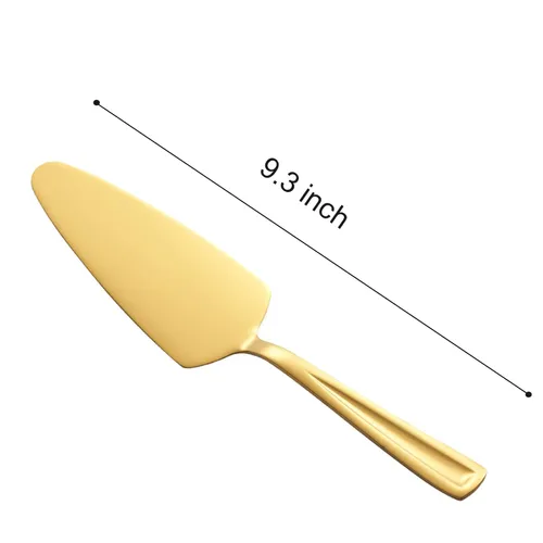 Gold Pie Cake Server