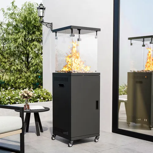 Floor Standing Glass Propane Patio Heater