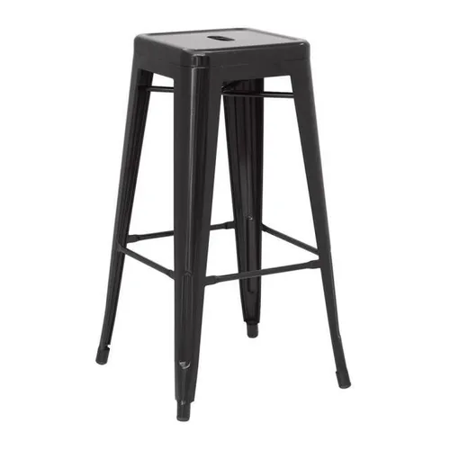 Backless Bar Stool Black