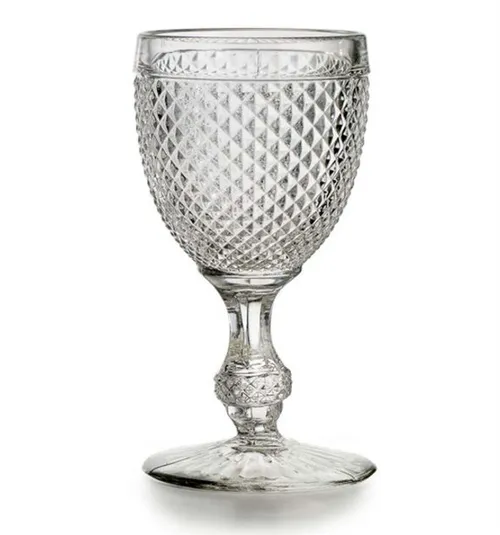 Clear Glass Vintage Goblet
