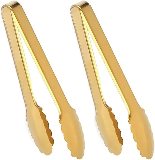  Gold Serving Tongs