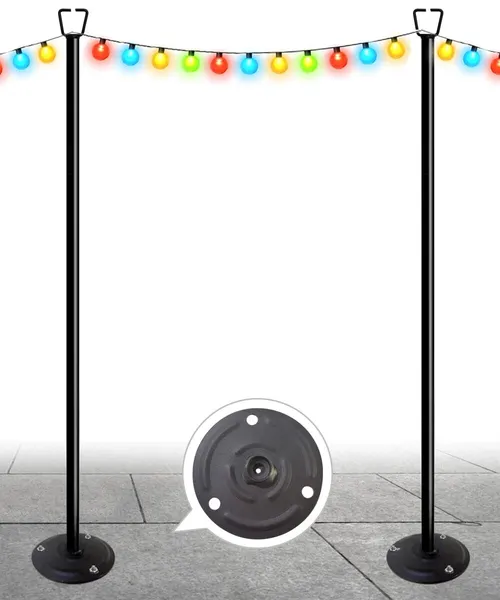 Bistro Light Pole and Base