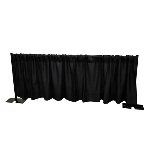 Pipe and Drape Half Wall