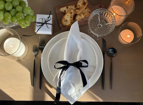 White Hemstitched Napkins