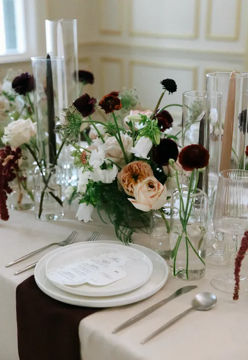 Burgundy Polyster Napkins 