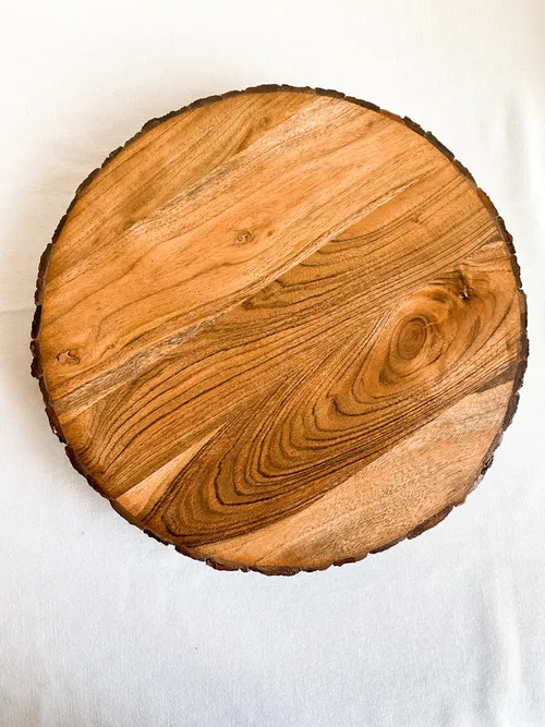 Large Wooden Lazy Suzan/Cake Holder