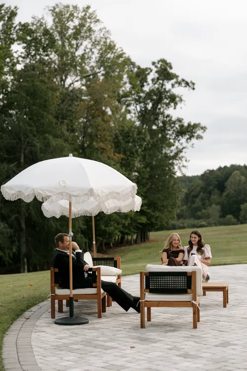 Umbrella with Tassels