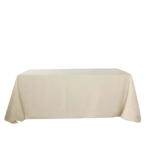 Beige Rectangular Table Cover