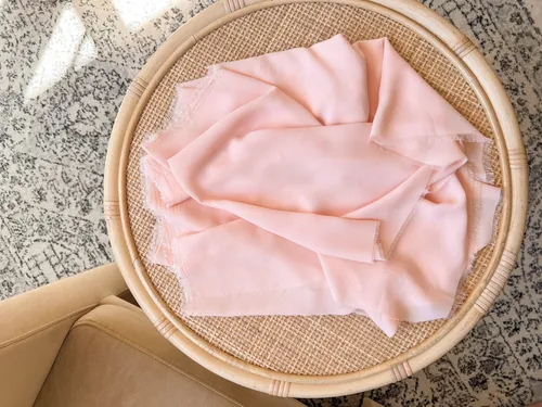 Peach Chiffon Runner