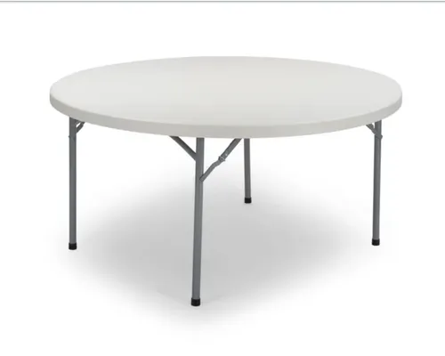 Round Plastic Tables 60in
