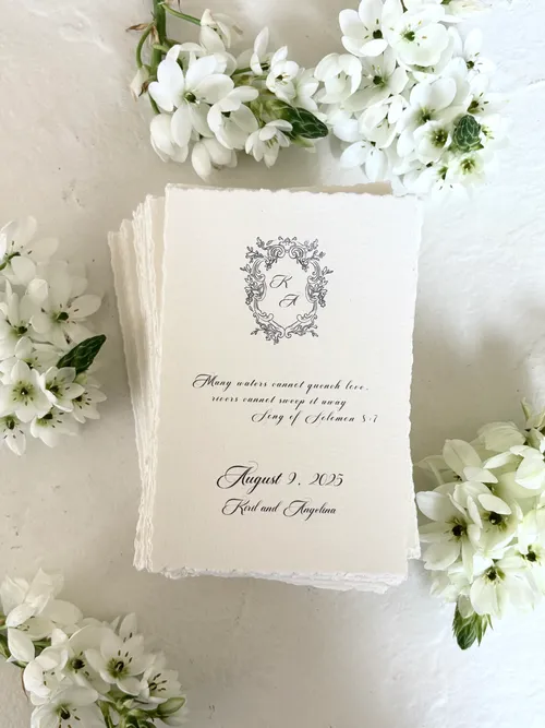 Custom Menu/Thank You Cards