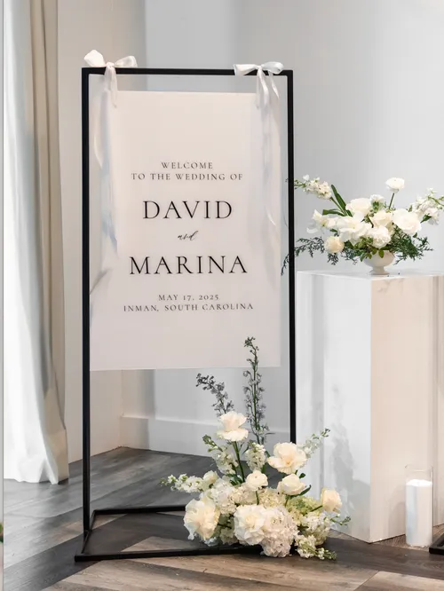 Metal Sign Stand 24in Wide