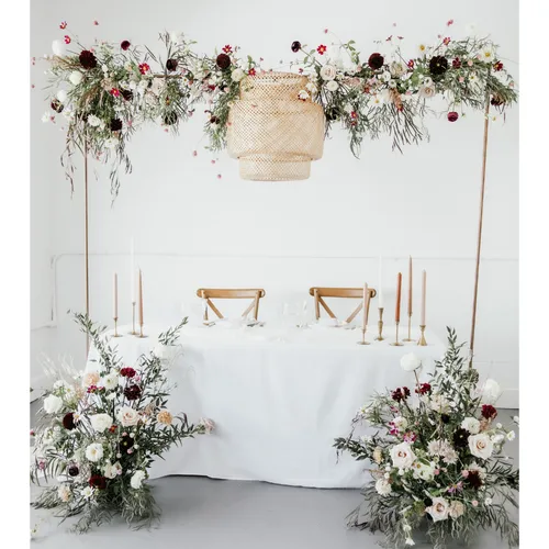 Square Copper Backdrop