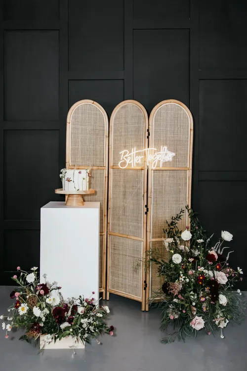 Tall White Pedestal Stand