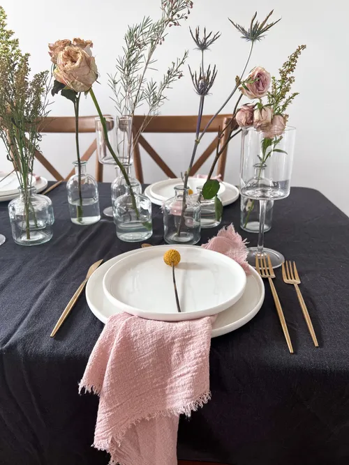 Pink Muslin Napkins