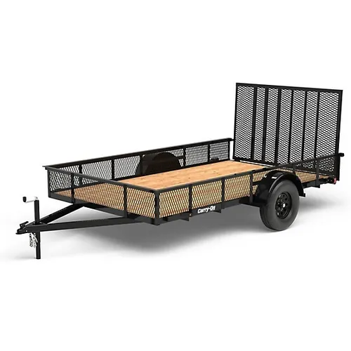 7×12 Mesh High Side Utility Trailer