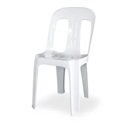 White Bistro Stackable Chairs