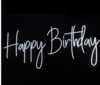 Neon LED Sign - Happy Birthday