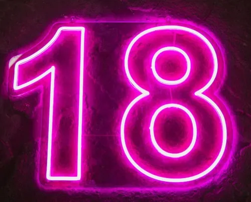 Neon LED Sign - 18 - Pink