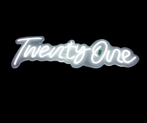 Twenty First Neon Sign