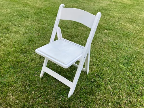 White Resin Chair