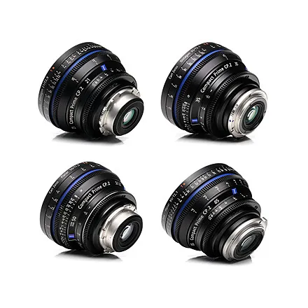 Zeiss CP.2 Full Frame Lenses (Set of 4) + 35mm SS EF Kit