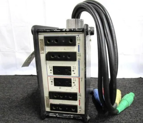 Clayton 400A, 120V / 240V Cam-Lok Power Distro Box