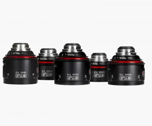 Canon FD + FD-X TLS Rehoused FF PL Primes (Set of 5)