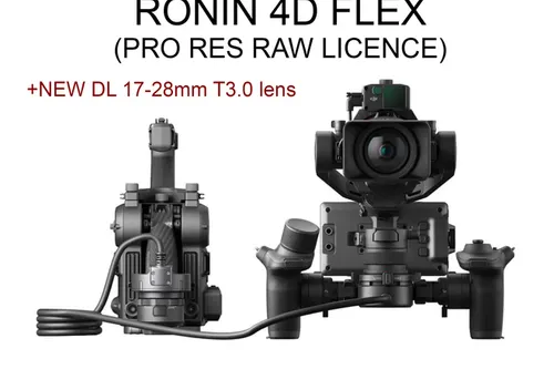 DJI Ronin 4D 4-Axis 6K DL / M / EF / PL Mount Camera + TX + Flex KIT