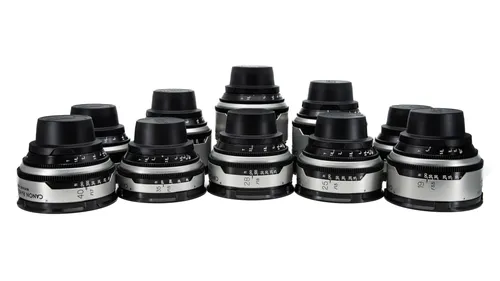 Canon Rangefinder (X) TLS FF Rehoused LPL Lenses (Set of 10)