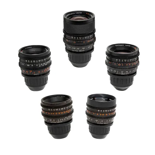 Zeiss Super Speeds Mark II/III S35 PL Lenses (Set of 5)