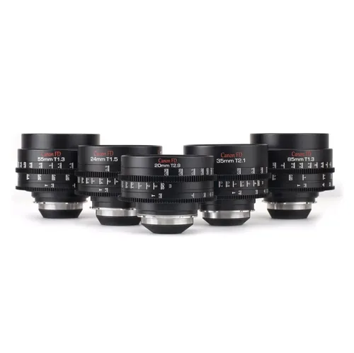 Canon Rangefinder FF GL Optics Rehoused LPL Lenses (Set of 5)