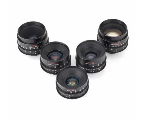 Canon Dream Set FF GL Optics Mk V Rehoused Lenses (Set of 5)
