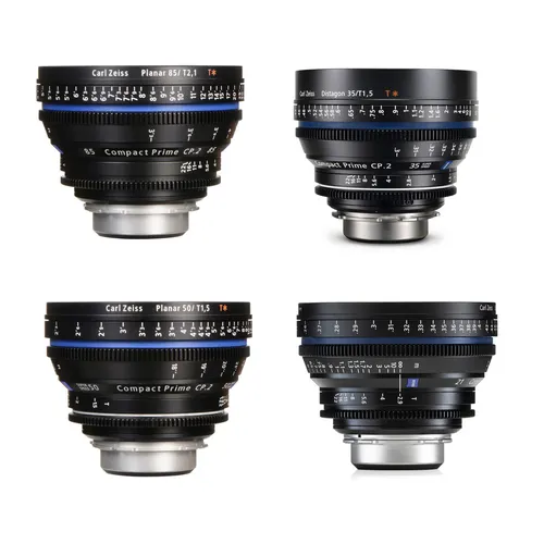 Zeiss CP.2 Super Speed FF Lenses PL Kit (Set of 4)