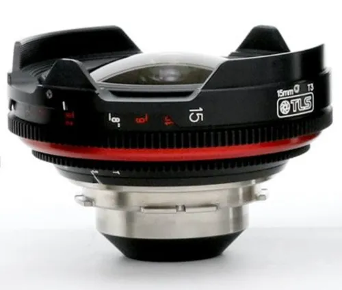 Canon FD TLS Rehoused 15mm T3 Fisheye FF PL Prime Lens
