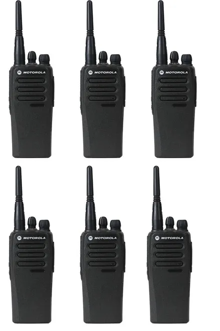 Motorola C200d Walkie + Multi-Bay Charger KIT (Set of 8)