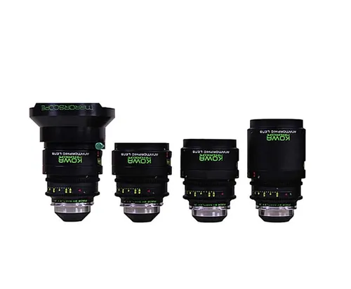 Kowa 2x Anamorphic Mirrorscope PL Lenses (Set of 4)