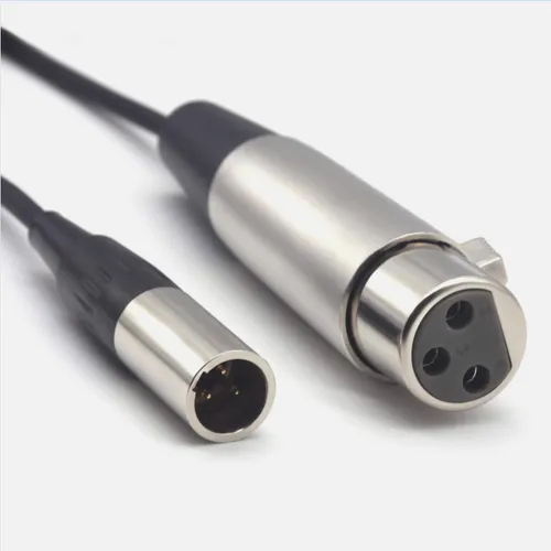 3-Pin XLR [F] to 3-Pin Mini XLR [M] Jumper
