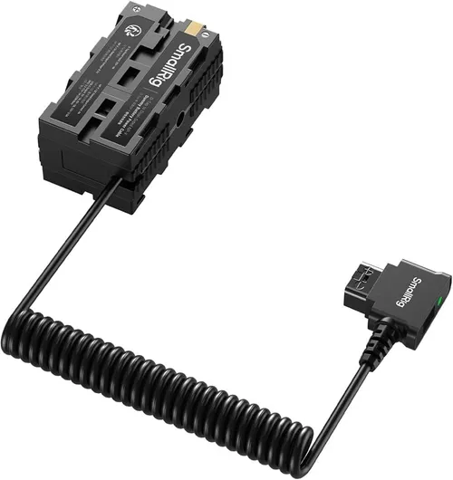 SmallRig D-tap to Dual-Sided NP-F Dummy Battery (USB-C, DC Port, LED Display)