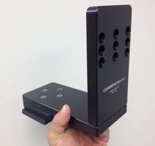 90 Degree L Bracket Plate for OConnor 2060/2560/2575 Tripod (CandrevaPlate RA)