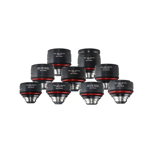 Canon K-35 TLS Rehoused FF PL Lenses (Set of 9)
