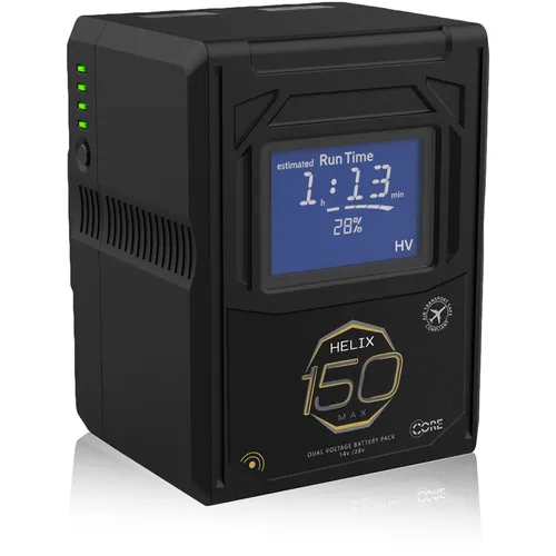 Core SWX Helix Max 147Wh Dual-Voltage Gold Mount Battery