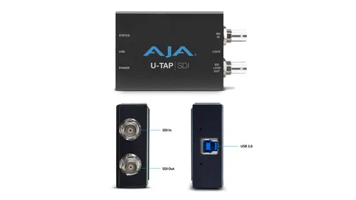 AJA U-TAP USB 3.1 Gen 1 Powered SDI Capture Device
