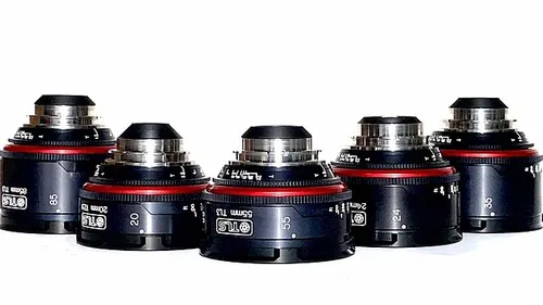 Canon K-35 TLS Rehoused FF PL Lenses (Set of 5)