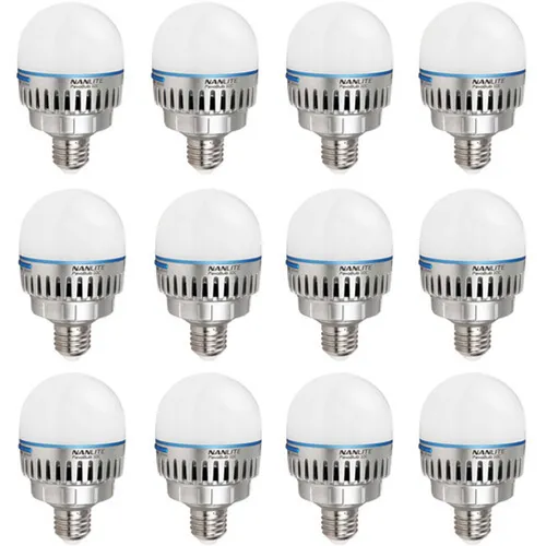 Nanlite PavoBulb 10C Bi-Color RGBWW LED Bulb 12-Light KIT