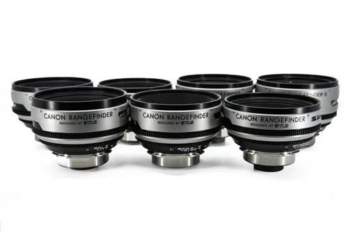 Canon Rangefinder (X) TLS FF Rehoused LPL Lenses (Set of 7)