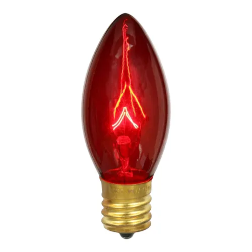 Rental - Lights - C9 Bulbs - Red -Translucent - Box of 25